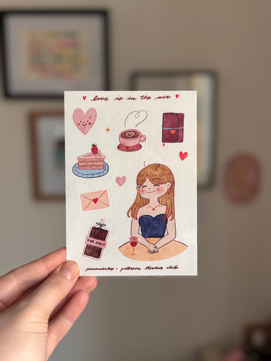 Patreon Sticker 01/2026 - love is in the air