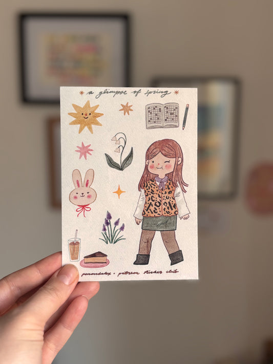 Patreon Sticker 02/2026 - a glimpse of spring