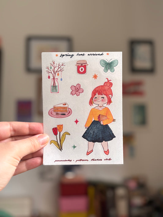 Patreon Sticker 03/2026 - spring has arrived