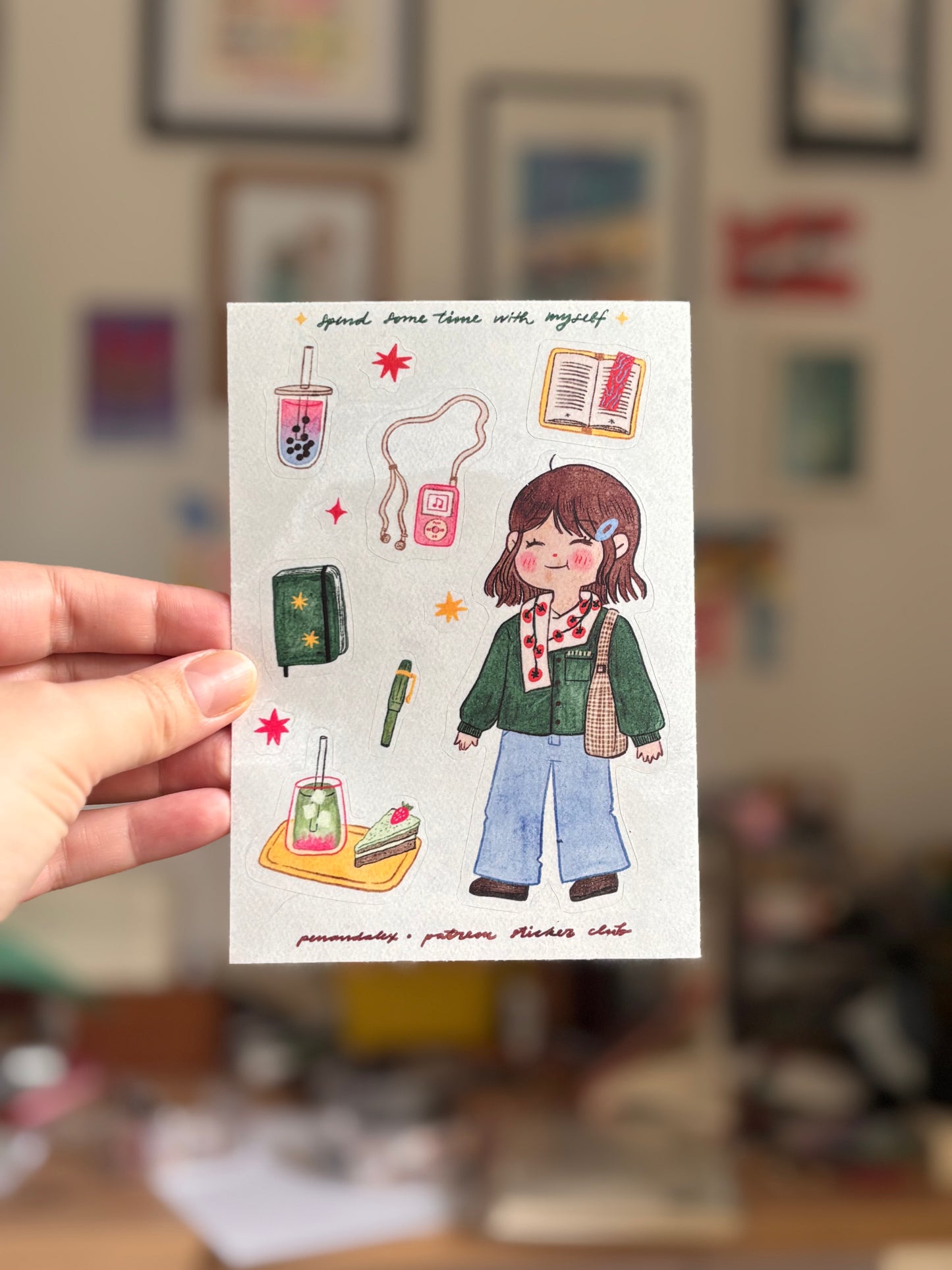 Patreon Sticker 04/2026 - spend some time with myself
