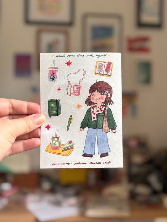 Patreon Sticker 04/2026 - spend some time with myself