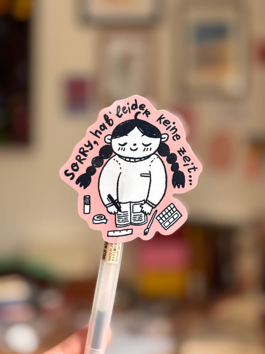 Patreon Vinyl-Sticker 03/2026 - sorry, hab leider keine zeit