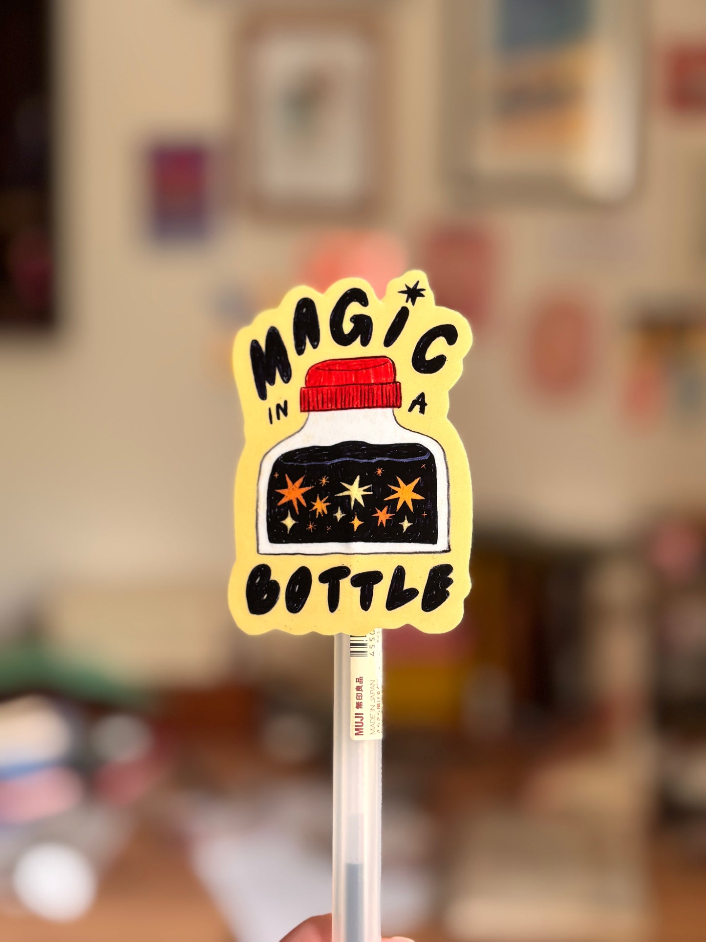 Patreon Vinyl-Sticker 05/2026 - magic in a bottle