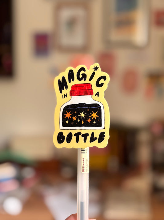 Patreon Vinyl-Sticker 05/2026 - magic in a bottle